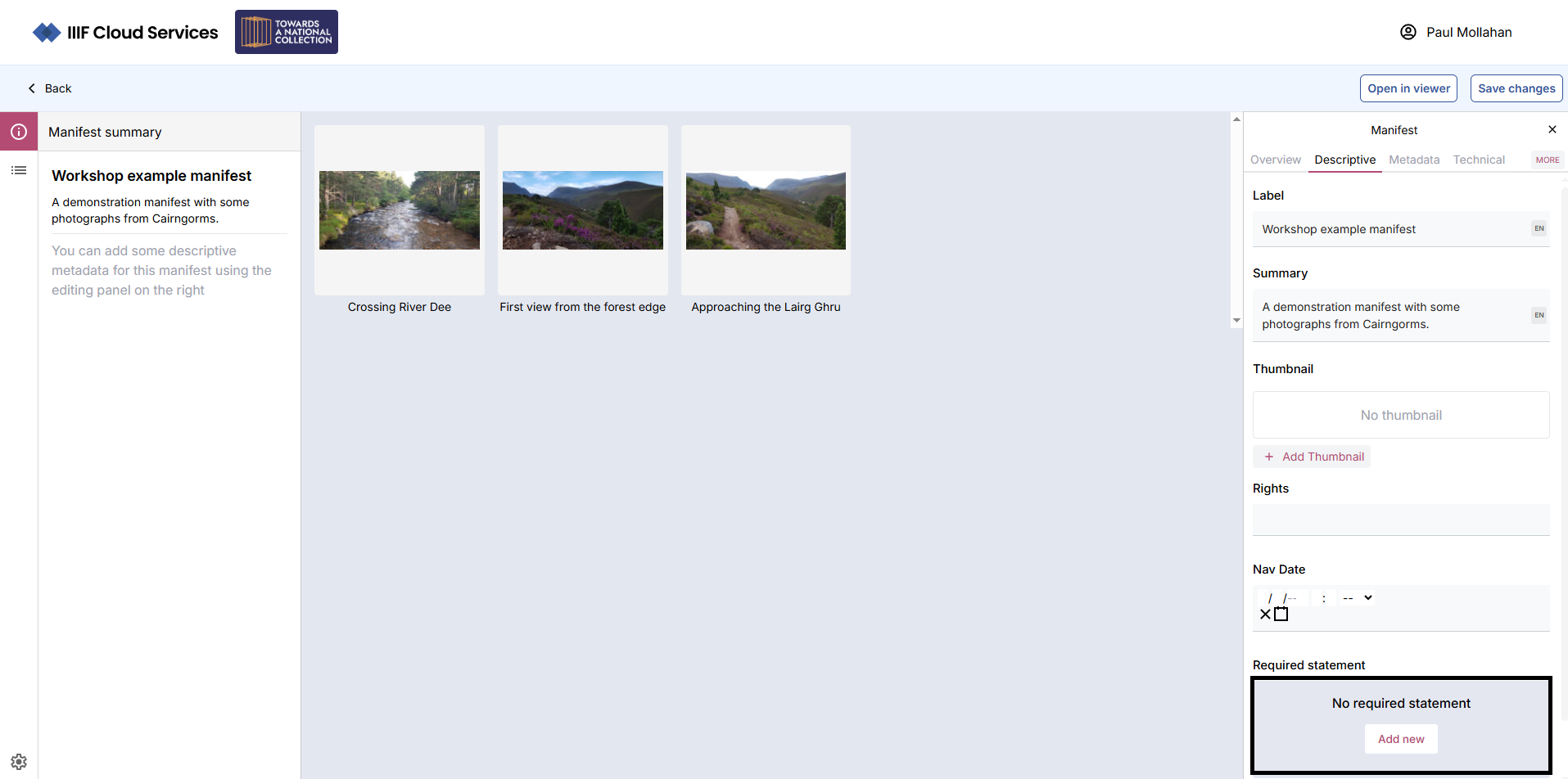 Add required statement in ME