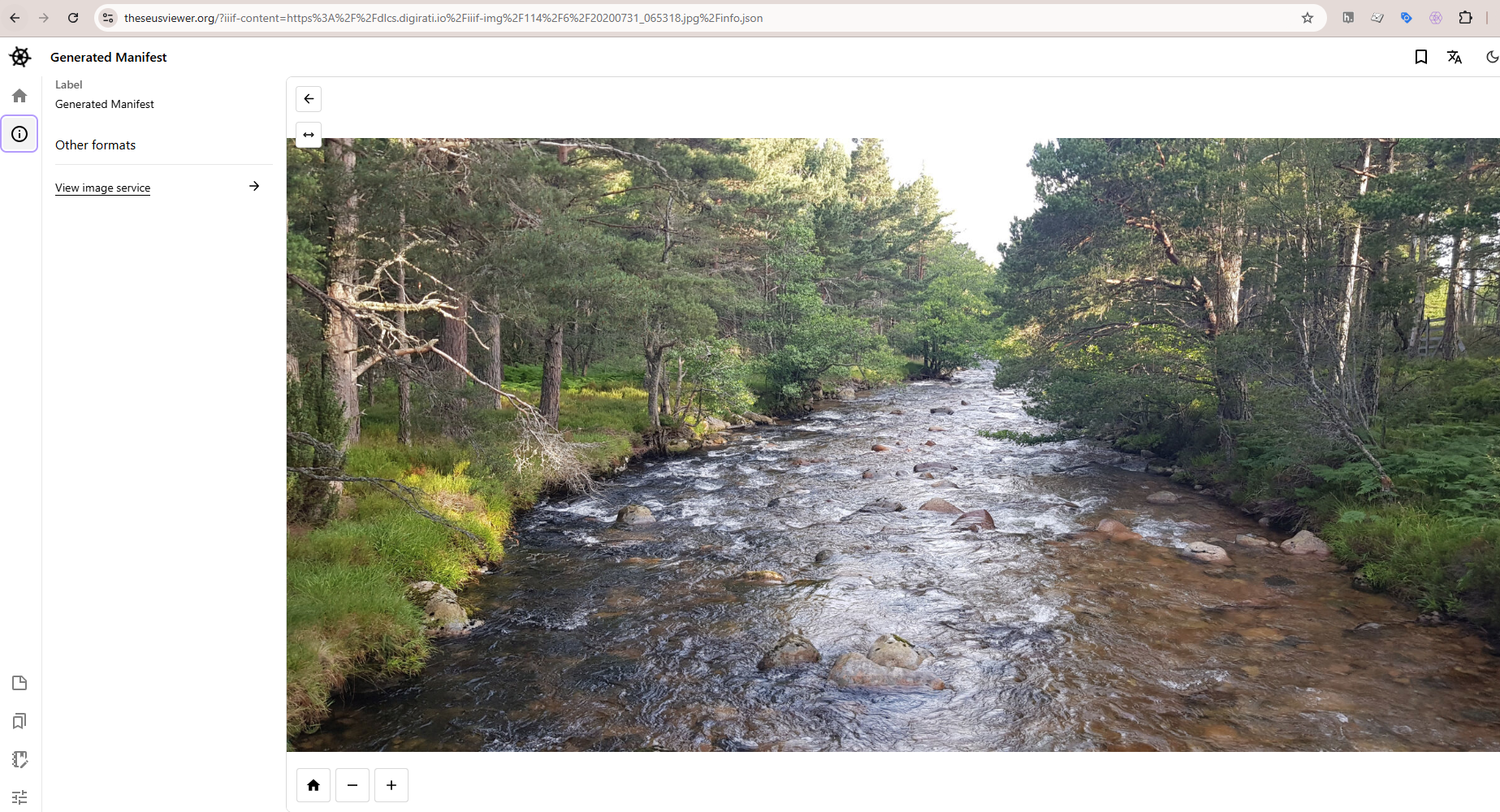 Theseus - examine image