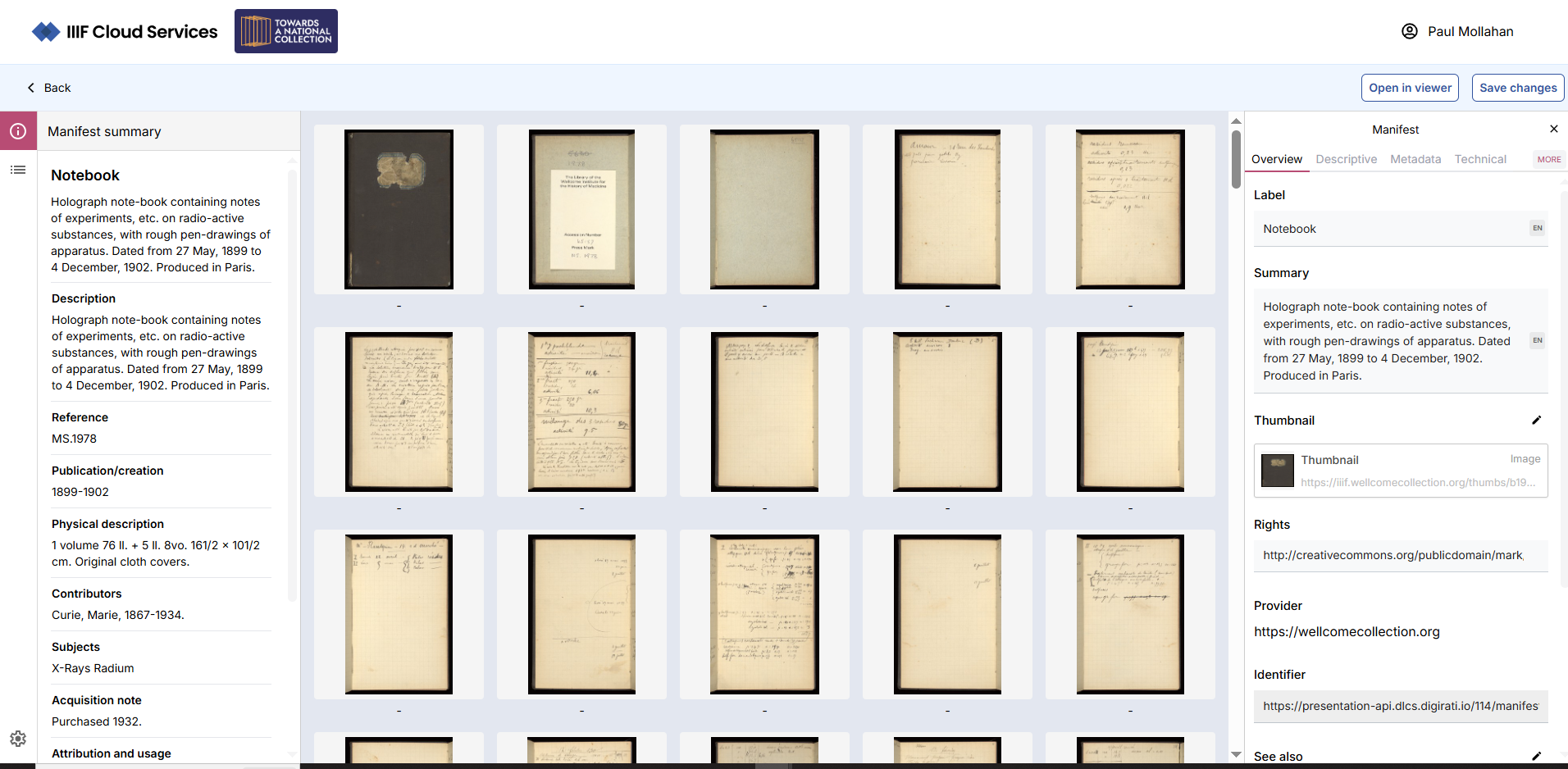 Edit existing Manifest